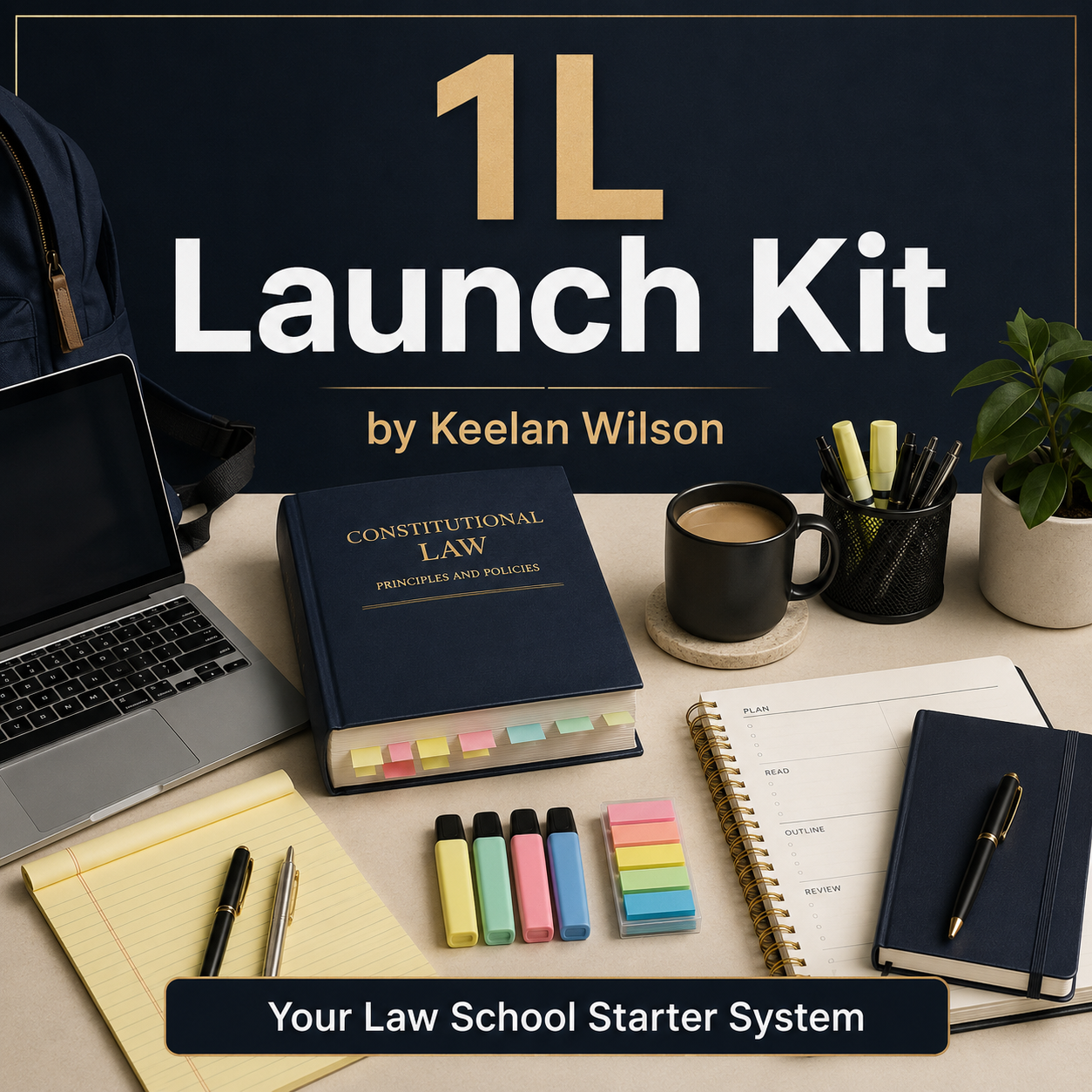 1L Launch Kit by Keelan Wilson — Your Law School Starter System